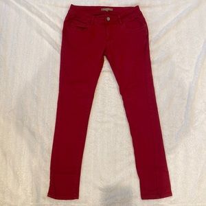 Super soft RED HOT denim jeans!